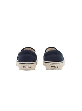 Sapatilhas Polo Ralph Lauren Slip On Azul Marinho Homem
