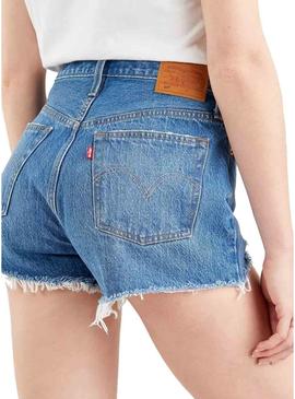 Shorts Levis 501 Original Atenas Mid para  Mulher