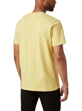 T-Shirt Helly Hansen Box Amarilla Para Homem