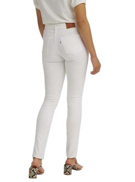 Jeans Levis 311 Skinny Branco Mulher