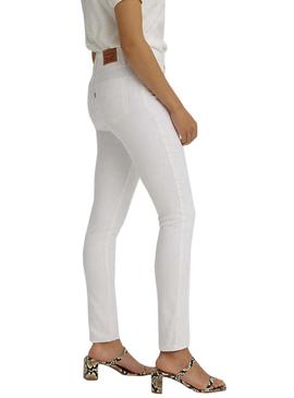 Jeans Levis 311 Skinny Branco Mulher