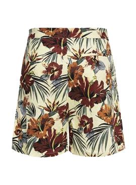 Short Only Izabell Estampado Floral para Mulher