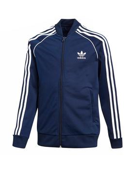 Sweat Adidas J SST Azul Marinho