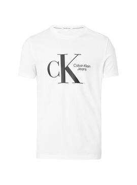 T-Shirt Calvin Klein Dynamic Center Branco Homem