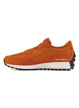 Sapatilhas New Balance 327 Laranja Para Mini