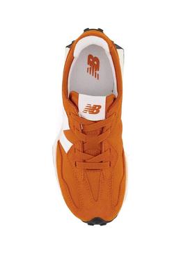 Sapatilhas New Balance 327 Laranja Para Mini