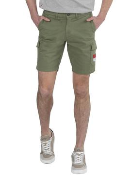 Bermuda El Pulpo Patch Cargo Verde Homem