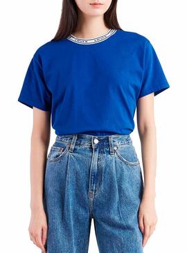 T-Shirt Levis Varsity Blue para Mulher