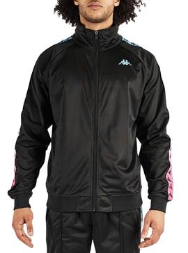 Casaca Kappa Anniston Degrade Preto para Homem