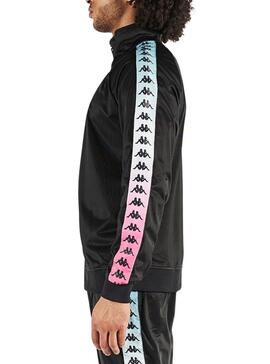 Casaca Kappa Anniston Degrade Preto para Homem