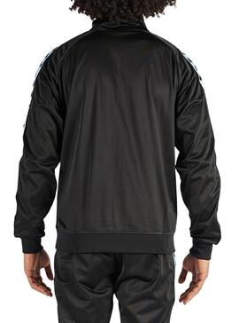 Casaca Kappa Anniston Degrade Preto para Homem