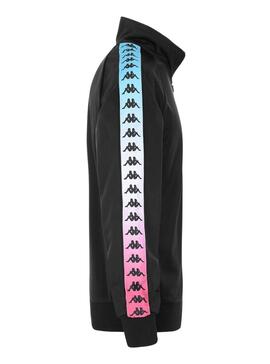 Casaca Kappa Anniston Degrade Preto para Homem