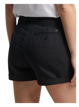 Short Superdry Studios Preto para Mulher