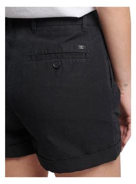 Short Superdry Studios Preto para Mulher