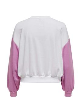 Sweat Only Nolia Branco para Mulher