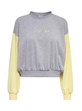 Sweat Only Nolia Cinza para Mulher