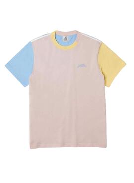 T-Shirt Lacoste Colorblock Multicolor para Homem