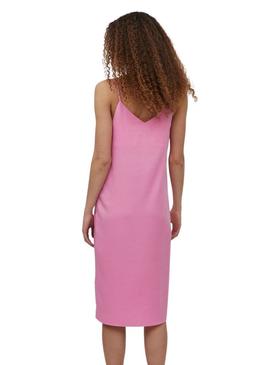 Vestido Vila Viamazed Strap Rosa para Mulher