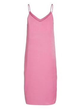 Vestido Vila Viamazed Strap Rosa para Mulher