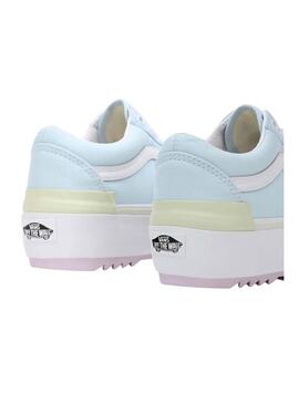 Sapatilhas Vans Old Skool Stacked Azuis Mulher