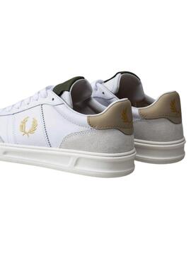 Sapatilhas Fred Perry B400 Brancos para Homem