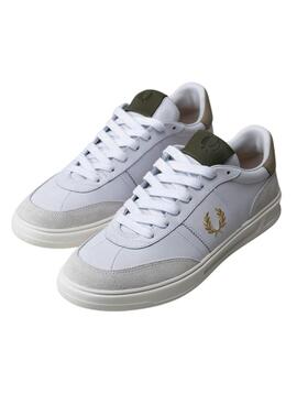 Sapatilhas Fred Perry B400 Brancos para Homem