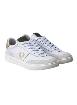 Sapatilhas Fred Perry B400 Brancos para Homem
