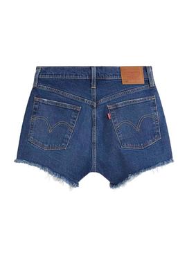 Short Jeans Levis 501 Original Azul para Mulher
