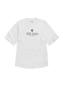 T-Shirt Pepe Jeans Lia Mulher Branca