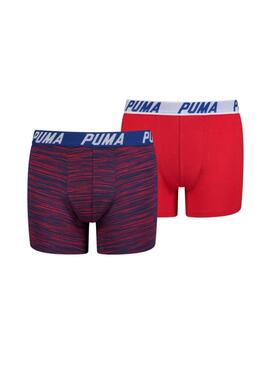 Pack Boxer Puma Basic Vermelho Menino