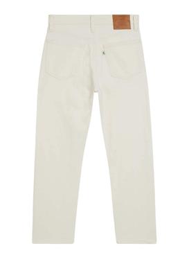 Jeans Levis 501 Crop Branco para Mulher
