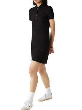 Vestido Lacoste Polo Preto para Mulher
