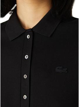 Vestido Lacoste Polo Preto para Mulher