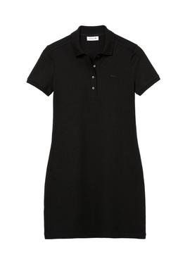Vestido Lacoste Polo Preto para Mulher