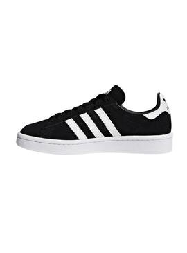 Sapatilhas Adidas Campus J Preto Menino e Menina