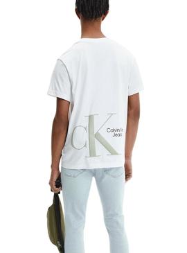 T-Shirt Calvin Klein Dynamic Branco para Homem