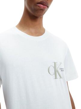 T-Shirt Calvin Klein Dynamic Branco para Homem