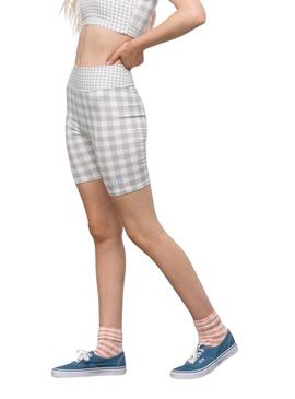 Leggings Ciclistas Vans Mixed Up Gingham Malva Mulher