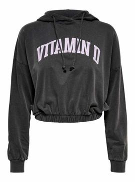 Sweat Only Costa Preto para Mulher