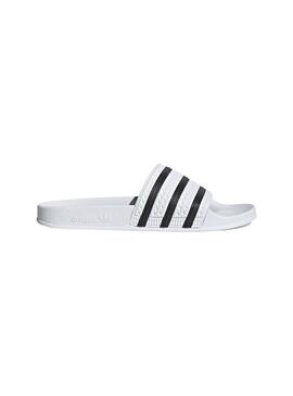 Chinelos Adidas Adilette Branco para Mulher e Homem