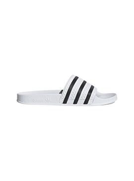 Chinelos Adidas Adilette Branco para Mulher e Homem