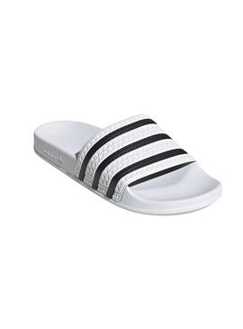 Chinelos Adidas Adilette Branco para Mulher e Homem
