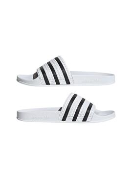 Chinelos Adidas Adilette Branco para Mulher e Homem
