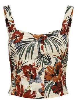 Top Only Izabell Estampado Floral para Mulher