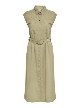 Vestido Only Laris Verde para Mulher
