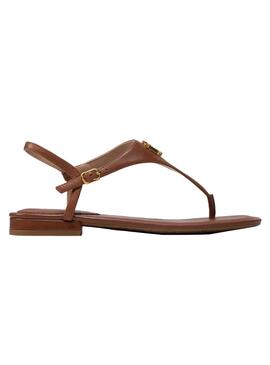 Sandálias Polo Ralph Lauren Ellington marrom Mulher