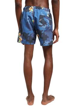 Swimsuit Napapijri Vail Estampado Azul para Homem