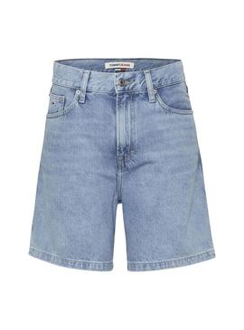 Bermuda Tommy Jeans Betsy Denim Azul para Mulher