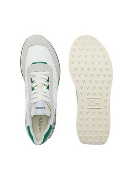 Sapatilhas Lacoste L Spin Branco e Verde Homem