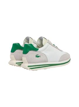 Sapatilhas Lacoste L Spin Branco e Verde Homem